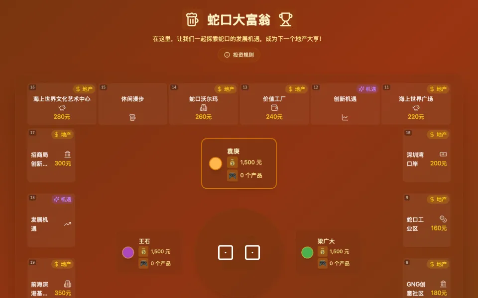 蛇口大富翁 · Shekou Monopoly