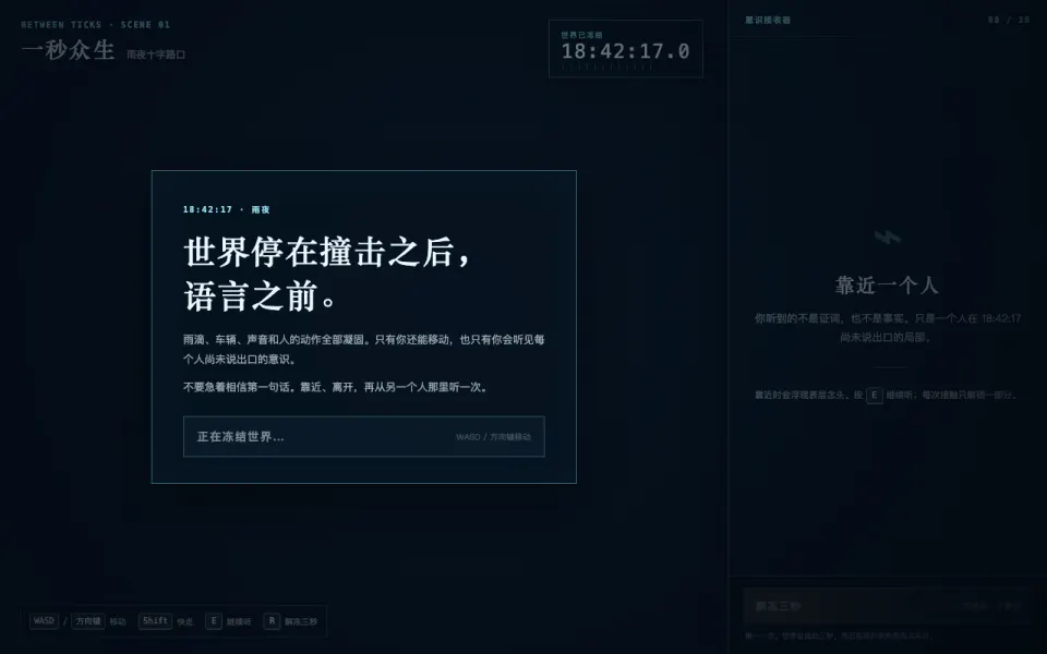 一秒众生 · 雨夜十字路口