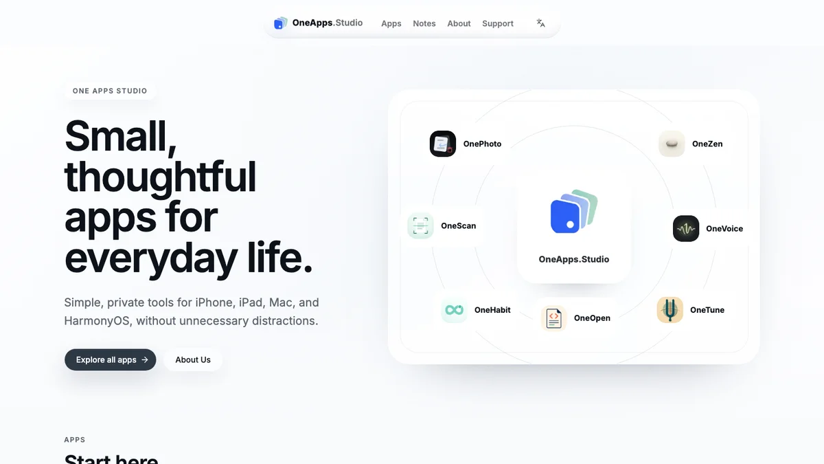 One Apps Studio